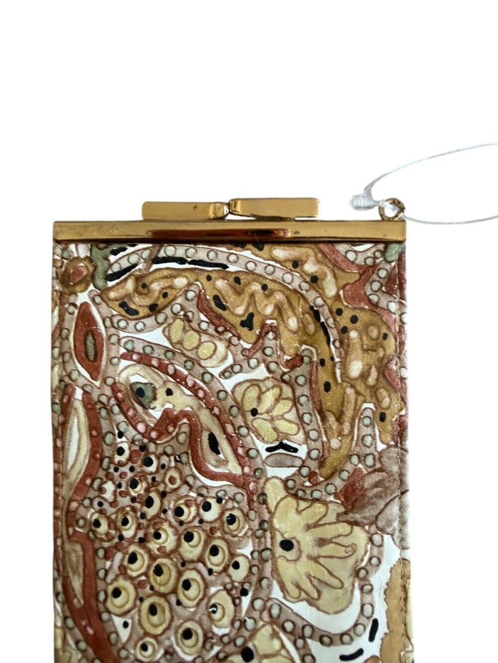 LORI TAYLOR Vintage Paisley Kisslock Coin Pouch Wallet - Picture 10 of 10